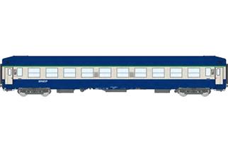 REE H0 SNCF Liegewagen UIC-Y B9c9x, blau/grau, Ep. IV-V