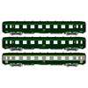 REE H0 SNCF Personenwagen-Set DEV AO A7x/B8/B8, grün/grau, Ep. IV-V, 3-tlg.