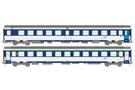 REE H0 SNCF Reisezugwagen-Set So/B10c10x, blau/weiss, Ep. V-VI, 2-tlg.