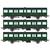 REE H0 SNCF Reisezugwagen-Set SO C6tf/C6tf/C6Pt, grün, Ep. IIIa, 3-tlg.