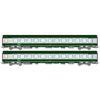 REE H0 SNCF Sanitätswagen-Set So/So, grün/béton, Ep. IV-V, 2-tlg.