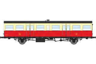 REE H0 SNCF Triebwagenanhänger SO XR, rot/crème, Ep. IIIa
