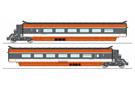 REE Modèles H0 (AC) SNCF Hochgeschwindigkeitszug-Ergänzungsset TGV PSE, 2-tlg.