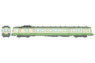 REE Modèles H0 (AC Sound) SNCF Dieseltriebwagen X 2899, grün/beige, Ep. III