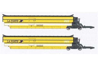 REE Modèles H0 (DC) SNCF Ergänzungsset 2 TGV La Poste, Ep. IV-V, 2-tlg.