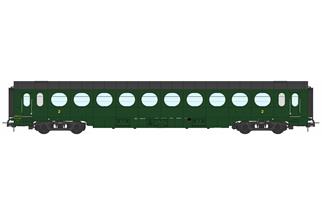 REE Modèles H0 (DC) SNCF Personenwagen Saucisson B10, 2. Klasse, Ep. IIIb *komplett vorreserviert*