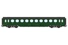 REE Modèles H0 (DC) SNCF Personenwagen Saucisson B10, 2. Klasse, Ep. IIIb