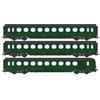 REE Modèles H0 (DC) SNCF Personenwagen-Set Saucisson B10/B10/B5d, Ep. IIIb, 3-tlg. *werkseitig ausverkauft*