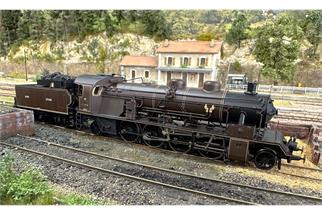 REE Modèles H0 (DC Sound) NORD Dampflok 141 A 4.1126, Chocolat, Ep. II *werkseitig ausverkauft*