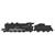 REE Modèles H0 (DC Sound) SNCF Dampflok 5-141 C 579, schwarz, Ep. III *werkseitig ausverkauft*