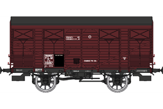 REE Modèles H0 PLM gedeckter Güterwagen 20T Nr. Fa 35197, Ep. II