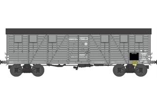 REE Modèles H0 PLM gedeckter Güterwagen Kwy 113019, Ep.II