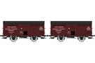 REE Modèles H0 PLM gedecktes Güterwagen-Set 586009P/586178P, SFTEF, Ep. II, 2-tlg.