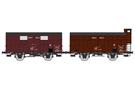 REE Modèles H0 PLM gedecktes Güterwagen-Set KKw 169949/KKwf 180718, Ep. II, 2-tlg.
