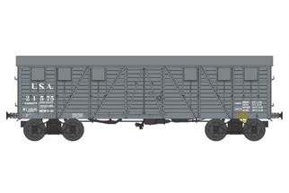 REE Modèles H0 SNCF gedeckter Güterwagen USA 1919 N°21575