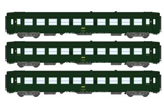 REE Modèles H0 SNCF Schlafwagen-Set B9/C9, 3-tlg.