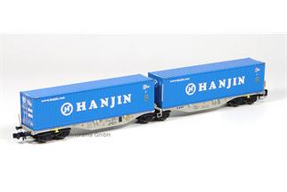 REE Modèles N AAE Doppelter Containerwagen Sggrss 80 Hanjin *werkseitig ausverkauft*