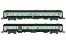 REE Modèles N SNCF Reisezugwagen-Set A9/B5D, Ep. V, 2-tlg. *werkseitig ausverkauft*