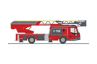 Rietze H0 Magirus DLK 32 n.B., Feuerwehr Monschau