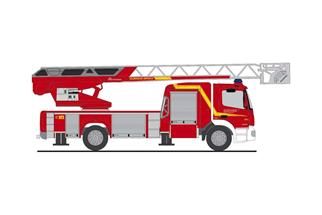 Rietze H0 Magirus DLK Atego '19, Feuerwehr Remseck a. Neckar