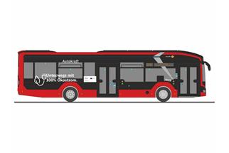 Rietze H0 MAN Lion´s City 12 E Autokraft Kiel