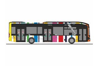 Rietze H0 MAN Lion´s City 12 E Ville de Luxembourg-Multiplicity (LU)