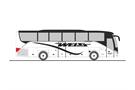 Rietze H0 Setra S 515 HD Weiss Busreisen St. Georgen (AT)