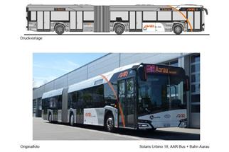 Rietze H0 Solaris Urbino 18 '14 AAR Bus + Bahn Aarau (CH)
