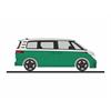 Rietze H0 VW ID. Buzz People, candy weiss/bay leaf green metallic
