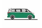 Rietze H0 VW ID. Buzz People, candy weiss/bay leaf green metallic