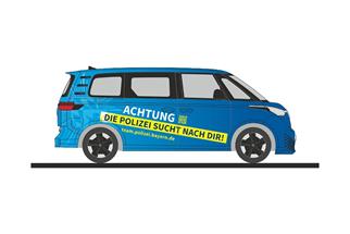 Rietze H0 VW ID. Buzz People, Nachwuchswerbung Polizei Bayern