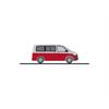 Rietze H0 VW T6.1 Bus KR, reflexsilber/fortanorot