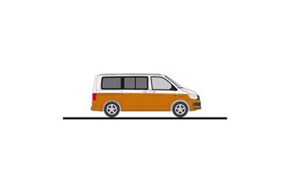 Rietze H0 VW T6 Bus KR, candyweiss/copper bronze