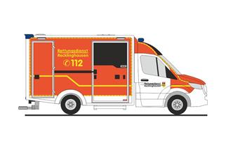 Rietze H0 WAS Design-RTW '18, Rettungsdienst Recklinghausen