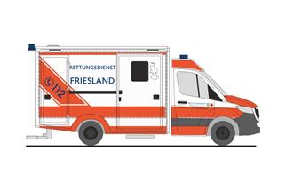 Rietze H0 WAS RTW '18, Rettungsdienst Friesland