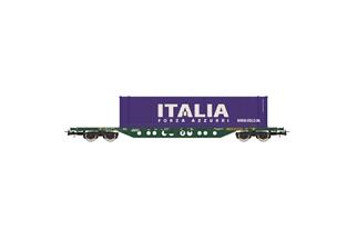 Rivarossi H0 CEMAT Containerwagen Sgns, 45'-Container Italia, Ep. V-VI