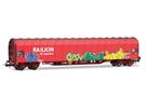 Rivarossi H0 DB AG Schiebeplanenwagen Rils, Railion, mit Graffiti, Ep. V-VI