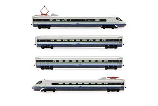 Rivarossi H0 (DC Sound) Cisalpino Elektrotriebzug-Grundset ETR 470, Ep. V, 4-tlg.