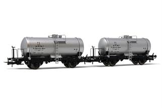 Rivarossi H0 FS 2-achs Kesselwagen-Set, Montecatini, Ep. III, 2-tlg. *werkseitig ausverkauft*