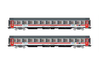 Rivarossi H0 FS Personenwagen-Set UIC-Z1, Intercity, Ep. VI, 2-tlg.