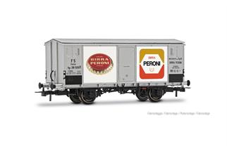 Rivarossi H0 FS Spitzdach-Kühlwagen Hgb, Peroni, Ep. III
