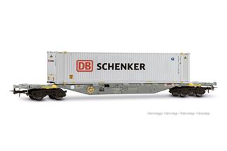Rivarossi H0 Hupac Containertragwagen Sgnss, 45' DB Schenker, Ep. VI *werkseitig ausverkauft*