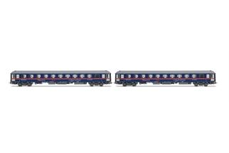 Rivarossi H0 ÖBB/SBB Liegewagen-Set Bvcmz 248.5, Nightjet, Ep. VI, 2-tlg. *werkseitig ausverkauft*