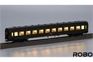 ROBO Modele H0 (DC) PKP Personenwagen 111Ab, 2. Klasse, olivgrün, W. Szczesliwice *werkseitig ausverkauft*