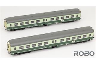 Robo Modele H0 (DC) PKP Personenwagen-Set 101A, 2. Klasse, Korsze, Ep. IVc, 2-tlg. *werkseitig ausverkauft*