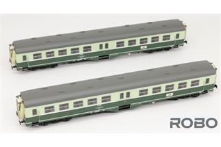 Robo Modele H0 (DC) PKP Personenwagen-Set 101A, 2. Klasse, Korsze, Ep. IVc, 2-tlg.