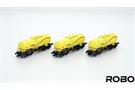 ROBO Modele H0 LOTOS Kesselwagen-Set 406Rb, Ep. V, 3-tlg. *werkseitig ausverkauft*