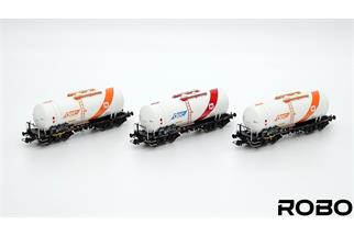 Robo Modele H0 PKP Kesselwagen-Set 406Ra/Rb, DEC, Ep. V, 3-tlg. *werkseitig ausverkauft*