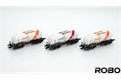 Robo Modele H0 PKP Kesselwagen-Set 406Ra/Rb, DEC, Ep. V, 3-tlg.