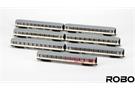 Robo Modele H0 PKP Reisezug-Wagenset Ex Warta, Ep. IVc, 7-tlg.